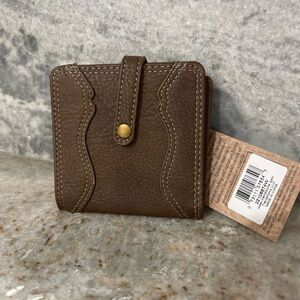 Justin Midi Bi-fold Wallet with Snap Closure